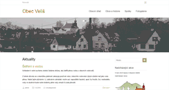 Desktop Screenshot of obecvelis.cz